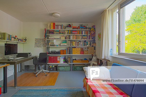 Tilburg Netherlands. Interior and Interior Detail of a Photographer's Workplace at Home (Studio Tuinstraat).