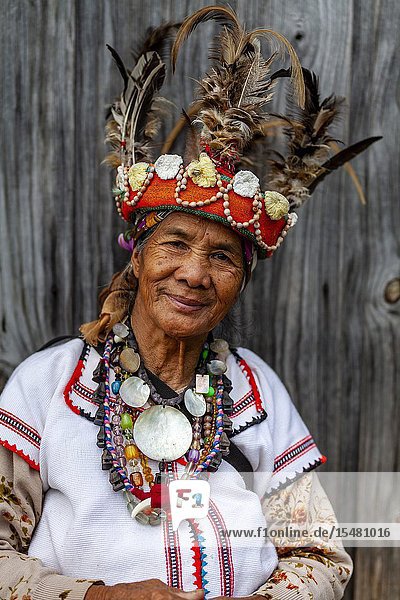 A Portrait Of An Ifugao Tribal Woman Banaue Luzon The Philippines.
