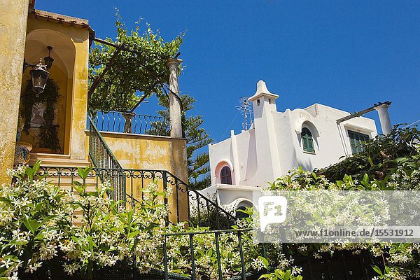 Villa Capri Island Campania region Tyrrhenian Sea Italy Europe.