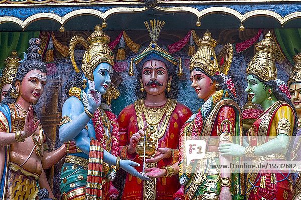 Singapore Sri Krishnan hindou Temple.