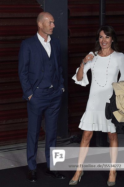 Zinedine Zidane ‘Zizou’ Veronique Zidane attends ‘The Heart of Sergio Ramos’ Documentary Premiere at Reina Sofia Museum on September 10 2019 in Madrid Spain