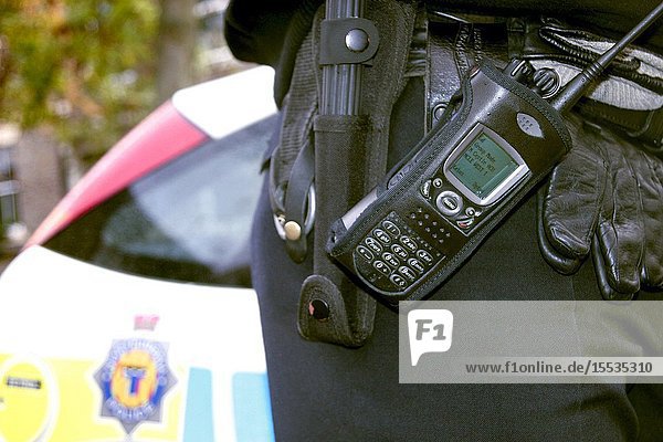 Police officer's duty belt