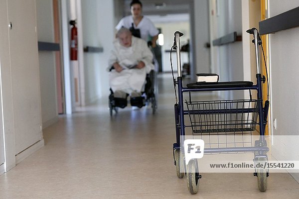 The Visitation Monastery. Retirement home. Medical care. France.