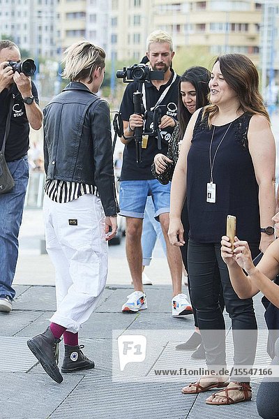 Kristen Stewart attended 'Seberg' Photocall during 67th San Sebastian Film Festival at Kursaal Palace on September 20 2019 in San Sebastian Spain