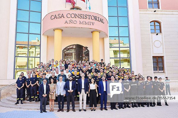Queen Letizia of Spain visit Los Alcazares (Murcia) after the September floods on October 4 2019 Spain