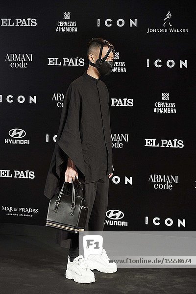Chenta Tsai (Puto chino maricon) attends ICON Awards 2019 at Real Fabrica de Tapices on October 9 2019 in Madrid Spain