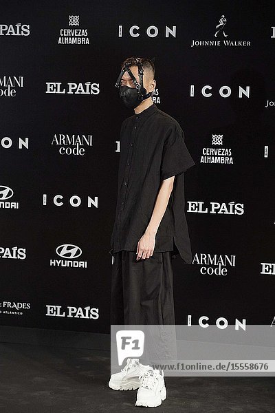 Chenta Tsai (Puto chino maricon) attends ICON Awards 2019 at Real Fabrica de Tapices on October 9 2019 in Madrid Spain