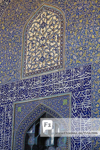 Sheikh Lotfollah Mosque Isfahan Isfahan Province Iran.