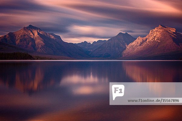 McDonald Lake in Glacier National Park in Montana.
