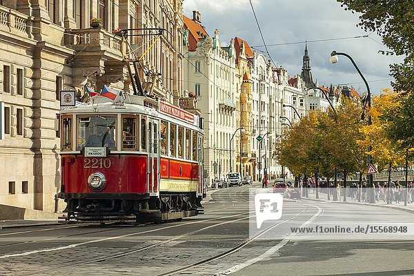 Tram-museum in Prague Czechia.