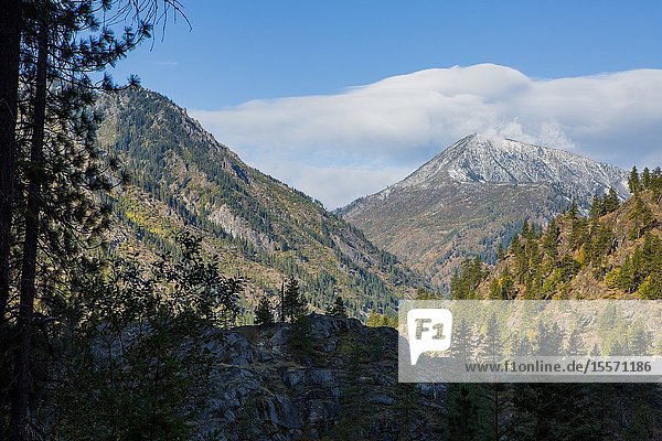 Snow Lakes trail is one of the most popular hiking trails in the State of Washington offering spectacular views into the North Cascades as a hiker climbs ever higher on a difficult 12 mile long route.