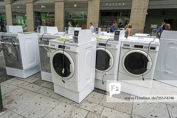 A delivery of Maytag brand washing machines to an apartment building in New York on Tuesday August 6 2019.