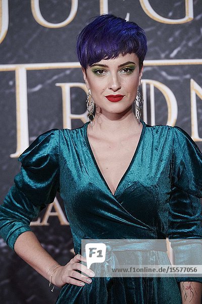 Aroa Moreno attends the opening of ’Game Of Thrones. The Official Exhibition' at Espacio 5.1 IFEMA on October 24 2019 in Madrid Spain
