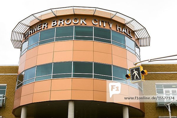Corner Brook City Hall. Corner brook Newfoundland Canada.