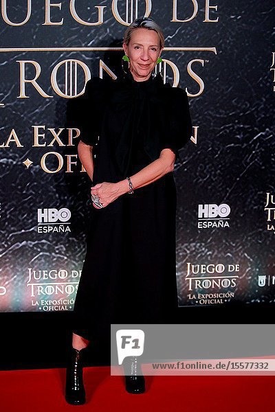 The stylist Michelle Clapton attend the photocall exhibition Game of Thrones..October 24 2019 Madrid