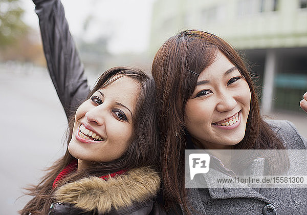 Germany  Portrait of young women  smiling
