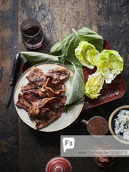 Daeji bulgogi (korean spicy pork)