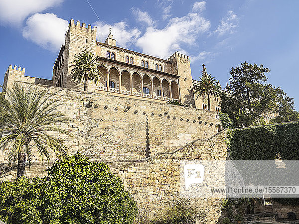 Königlicher Palast  Palma  Mallorca  Balearische Inseln  Spanien  Mittelmeer