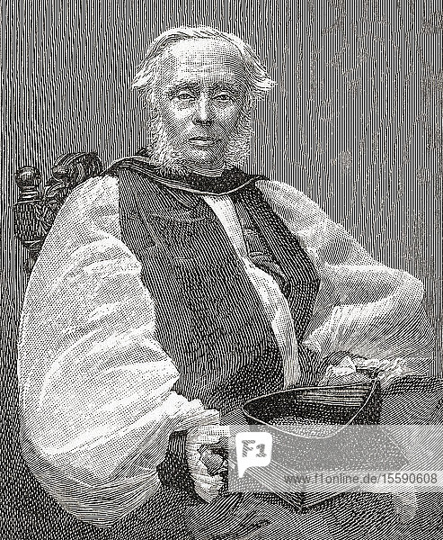 John James Stewart Perowne  1823 â€“ 1904. English Anglican bishop of Worcester. From The Strand Magazine  published January to June  1894.