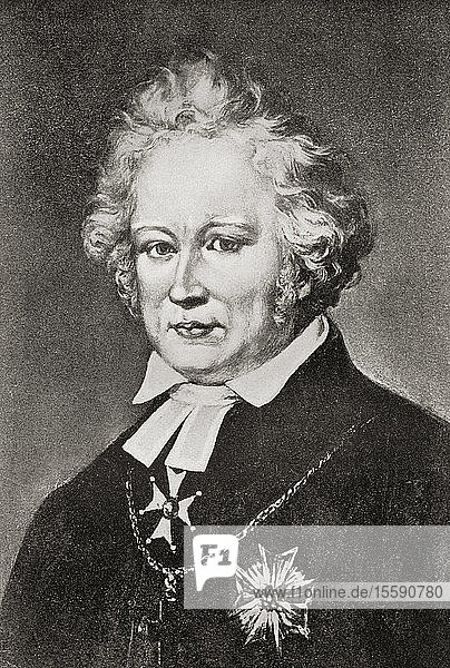Esaias TegnÃ©r  1782 â€“ 1846. Swedish writer  professor of Greek language  and bishop. From The International Library of Famous Literature  published c.1900