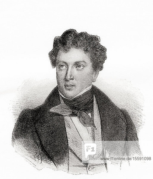 Alexandre Dumas  geboren als Dumas Davy de la Pailleterie  1802 â€ 1870  alias Alexandre Dumas  pÃ¨re. FranzÃ¶sischer Schriftsteller. Aus der Internationalen Bibliothek der Berühmten Literatur  veröffentlicht um 1900.