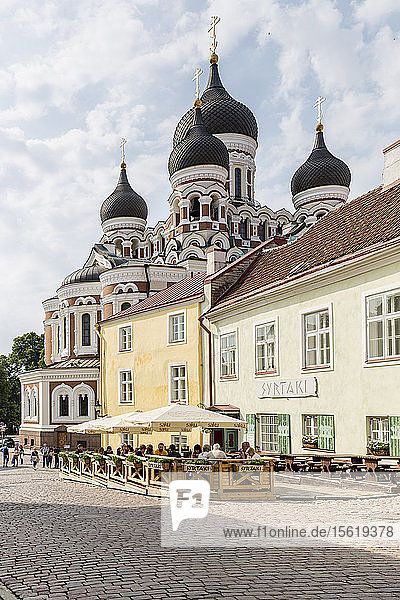 Blick auf die Alexander-Newski-Kathedrale in Tallinn
