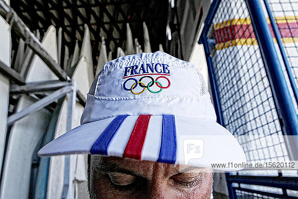 Rio de Janeiro Olympische Testveranstaltung - F?ï¿½d?ï¿½ration Fran?ï¿½aise de Voile. Laser  Jean-Baptiste Bernaz.
