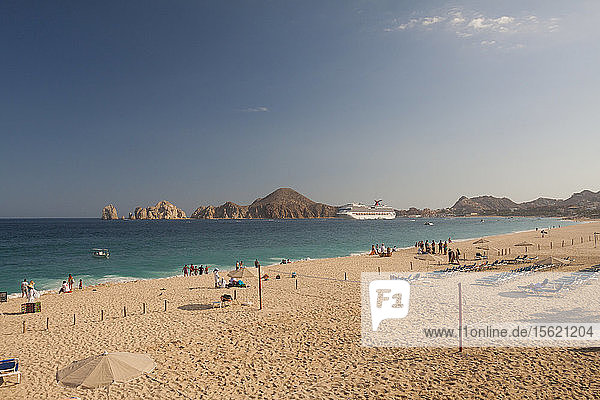 Medano Beach In Cabos San Lucas  Baja California Peninsula  Mexico