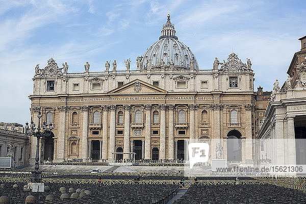 The Courtyard At The Vatican  Rome  Italy
