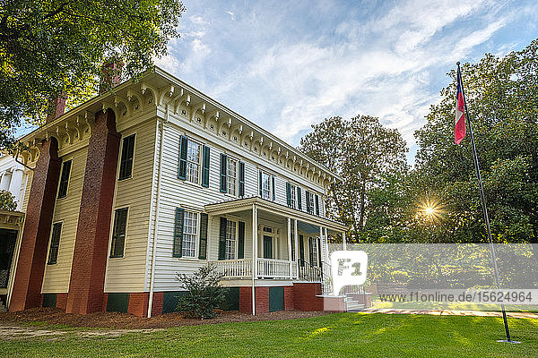 Vereinigte Staaten  Alabama  Montgomery. Erstes Weißes Haus der Konföderation  ehemalige Residenz von Präsident Jefferson Davis.