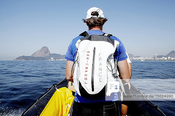 Rio de Janeiro Olympische Testveranstaltung - F?ï¿½d?ï¿½ration Fran?ï¿½aise de Voile. Mannschaft & Logistique.