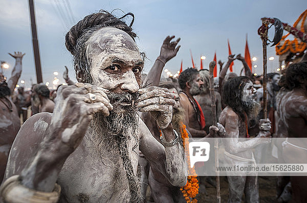 Kumbh Mela is a mass Hindu pilgrimage of faith in which Hindus gather to bathe in a sacred river. It is considered to be the largest peaceful gathering in the world where around 100 million people were expected to visit during the Maha Kumbh Mela in 2013 in Allahabad.
