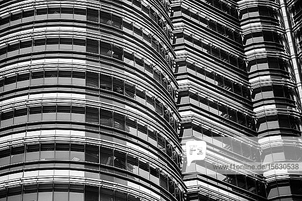Detail der modernen Architektur in Kuala Lumpur  Malaysia