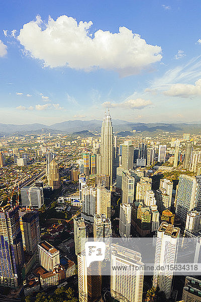 Cityscape of Kuala Lumpur Malaysia