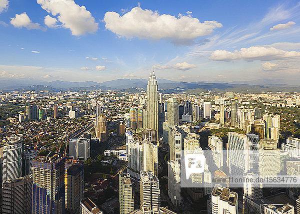 Cityscape of Kuala Lumpur Malaysia