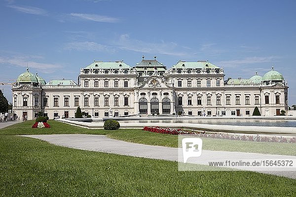 Oberes Schloss Belvedere  Wien  Österreich  Europa