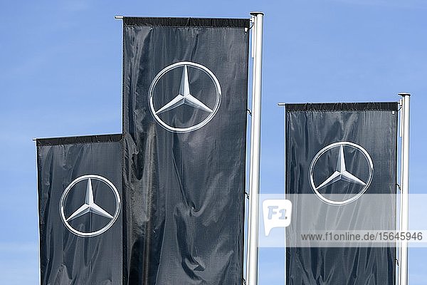 Flags  Mercedes Benz  Germany  Europe