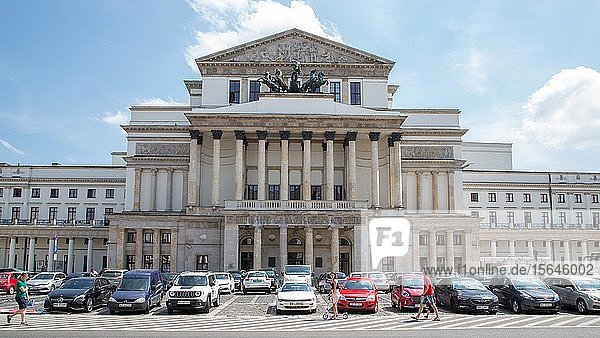Großes Theater oder Teatr Wielki  Nationaloper  Nationaltheater  Warschau  Polen  Europa
