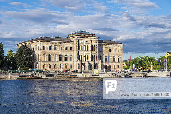 Das Gebäude des Nationalmuseums  Stockholm  Schweden  Skandinavien