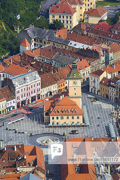 Piata Sfatului (Council Square) Brasov Transylvania Region Romania