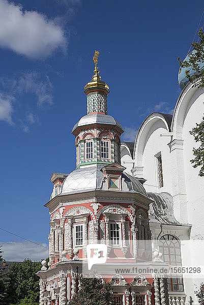 Chapel Over-the-Well The Holy Trinity St. Sergius Lavra UNESCO Site Sergiev Posad Golden Ring Moscow Oblast Russia