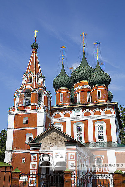 Erzengel-Michael-Kirche  UNESCO-Welterbe  Jaroslawl  Goldener Ring  Gebiet Jaroslawl  Russland