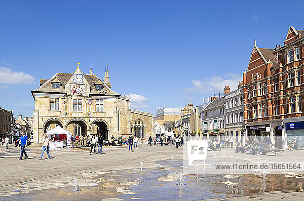 Peterborough Guildhall  Cathedral Square  Peterborough  Cambridgeshire  England  Vereinigtes Königreich  Europa
