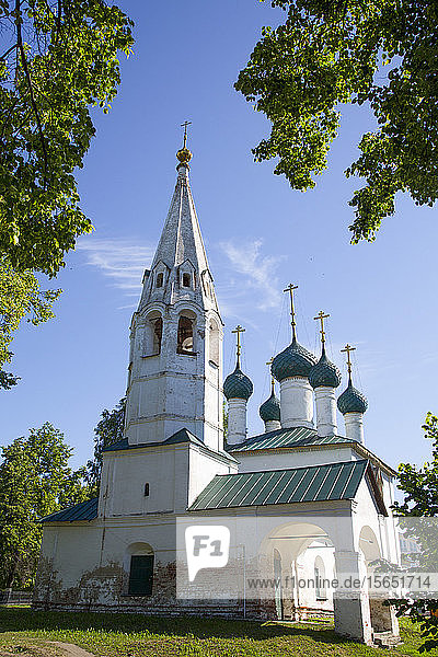Kirche des Heiligen Nikolaus Rublemy  UNESCO-Weltkulturerbe  Jaroslawl  Gebiet Jaroslawl  Goldener Ring  Russland