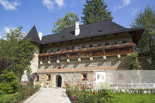 Museum  Moldovita-Kloster  1532  UNESCO-Weltkulturerbe  Vatra Moldovitei  Kreis Suceava  Rumänien