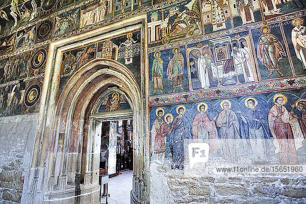 Fresken  St. John The New Monastery  1514  UNESCO-Weltkulturerbe  Suceava  Kreis Suceava  Rumänien