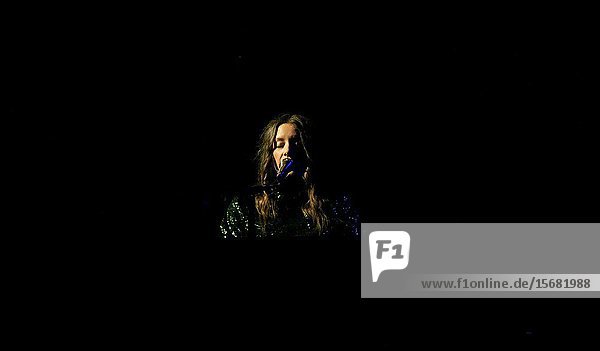(Madrid  Spain  December 15th  2019) Nina de Juan of Morgan performs on stage at Sala La Riviera in Madrid (Photo by Angel Manzano)