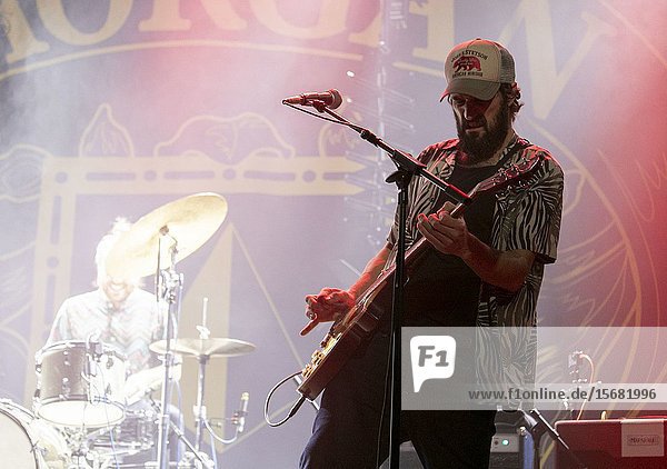 (Madrid,  Spain,  December 15th,  2019) Paco Lopez of Morgan performs on stage at Sala La Riviera in Madrid (Photo by Angel Manzano)