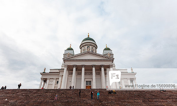 Blick auf den Dom von Helsinki