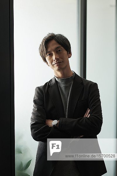 Young Japanese businessman